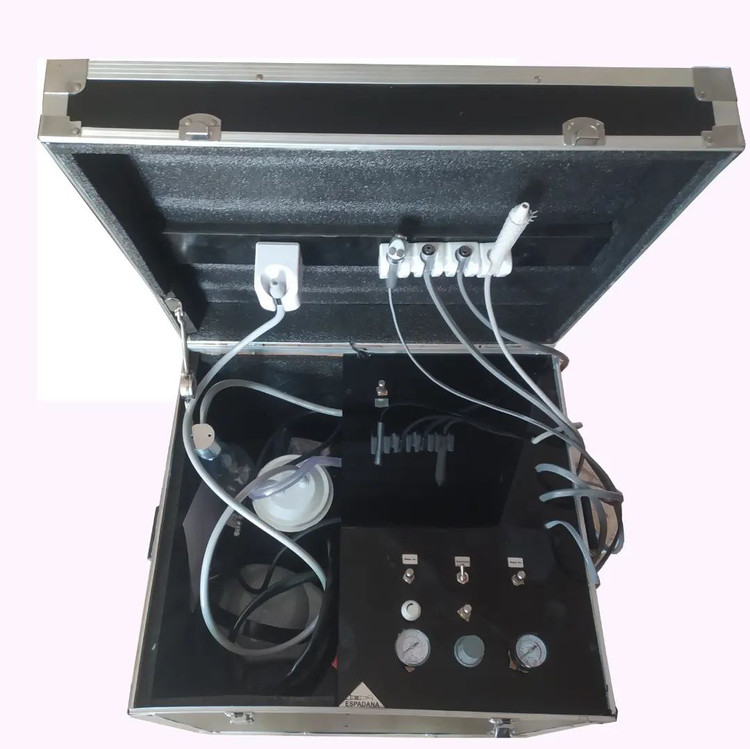 مینی یونیت آپشنال دندانپزشکی مدل SM-02 | کمپرسور سایلنت 1200 وات + ساکشن جراحی برقی + جرمگیرنوری وودپکر