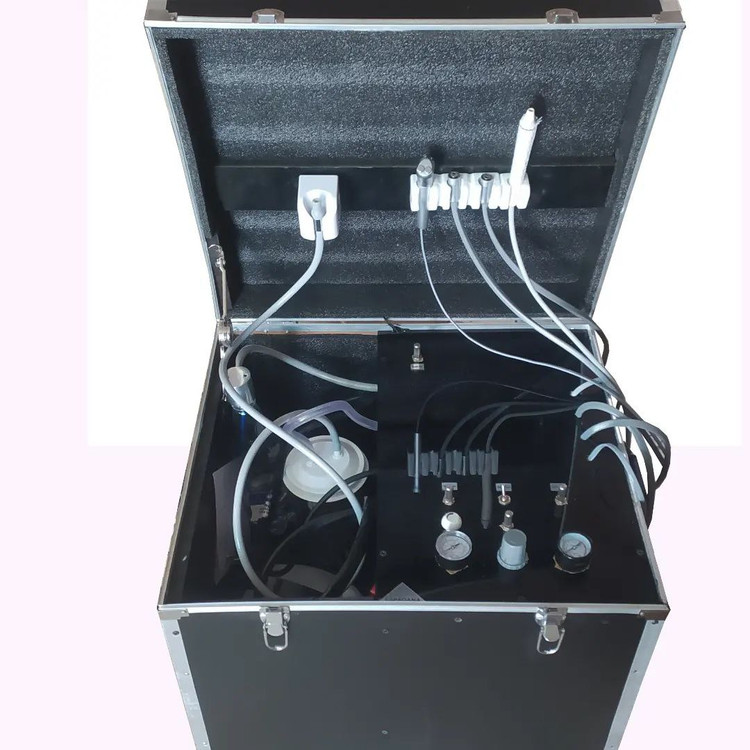 مینی یونیت آپشنال دندانپزشکی مدل SM-02 | کمپرسور سایلنت 1200 وات + ساکشن جراحی برقی + جرمگیرنوری وودپکر